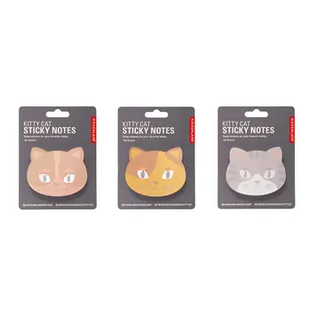 Kikkerland Design Inc. Kitty Cat Sticky Notes