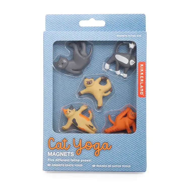 Kikkerland Design Inc. Cat Yoga Magnets