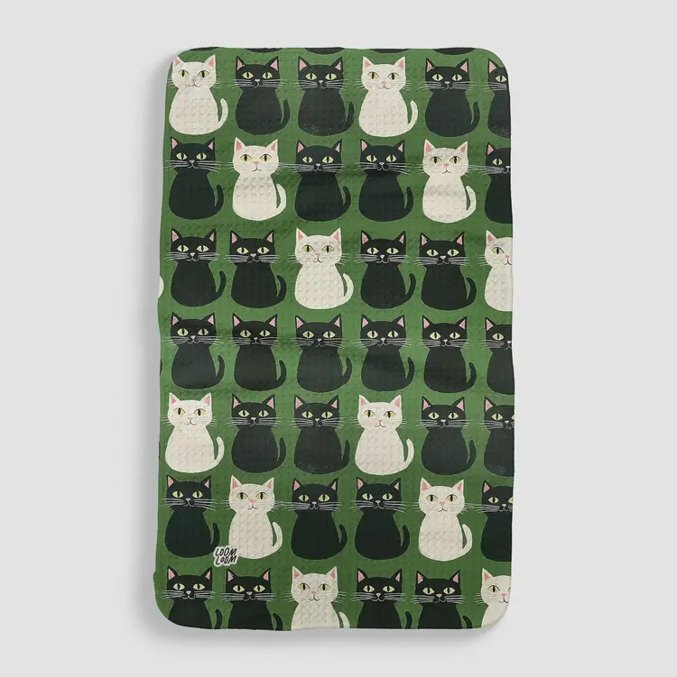 Loom Loom Cat Rows Towel