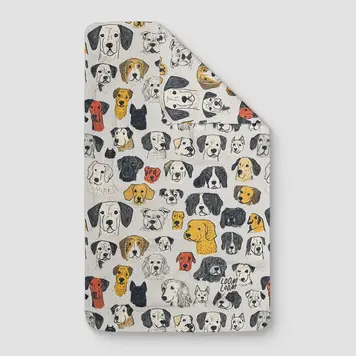 Loom Loom Puppy Portrait Towels