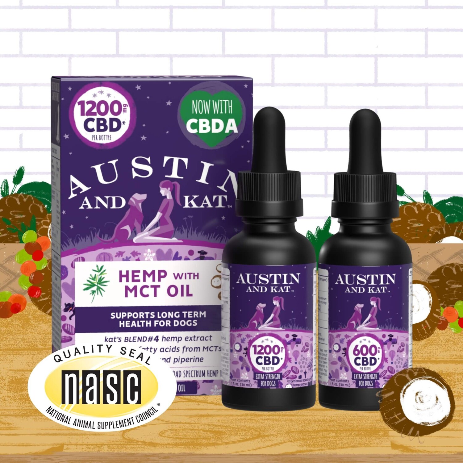 CBD Original Oil 600mg by Austin & Kat - Fetch Pet Boutique