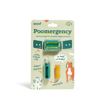 Woof Poomergency - Green
