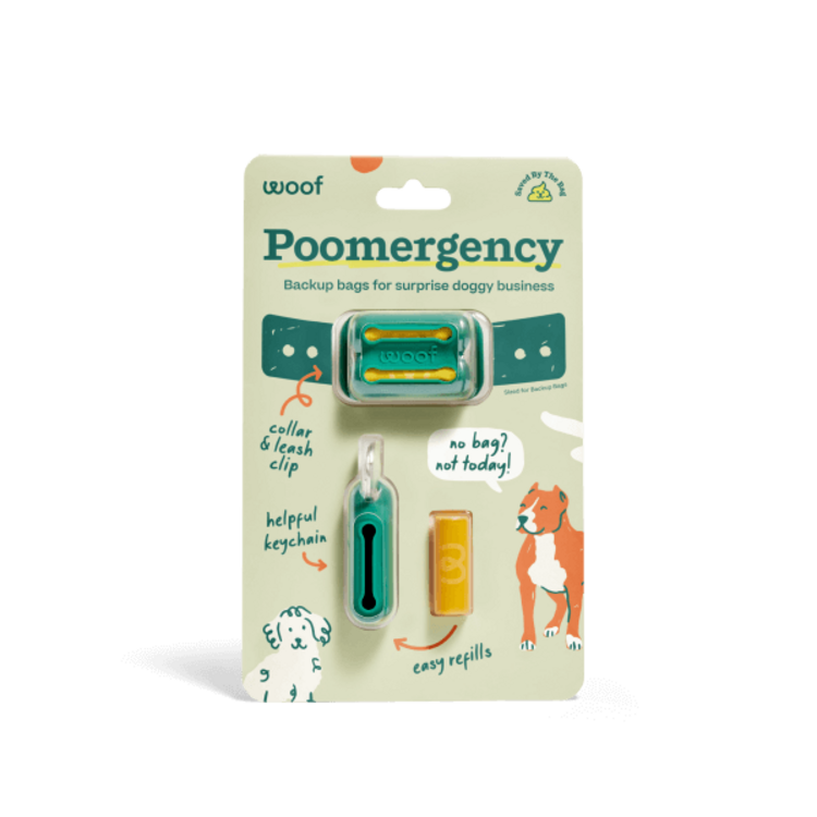 Woof Poomergency - Green