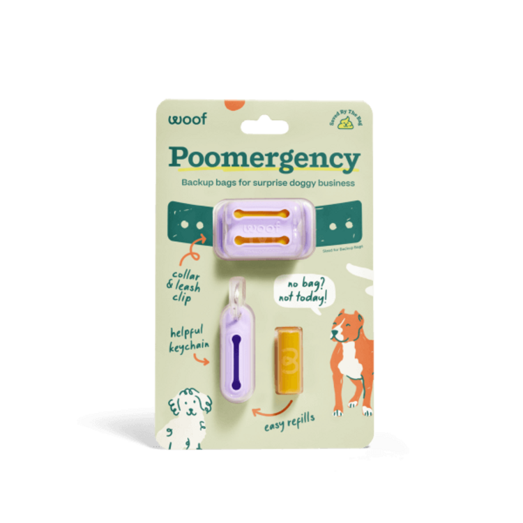 Woof Poomergency - Green