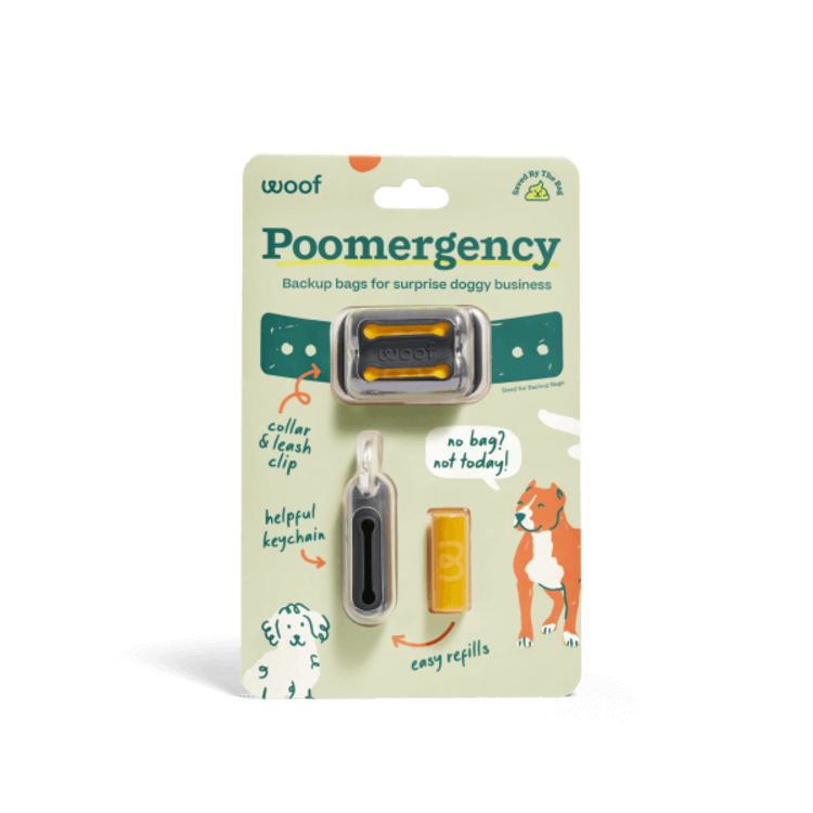 Woof Poomergency - Green