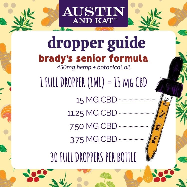 Austin & Kat Senior Blend Oil 450mg