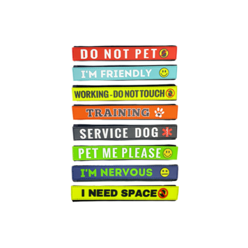 "Service Dog" Leash Wrap