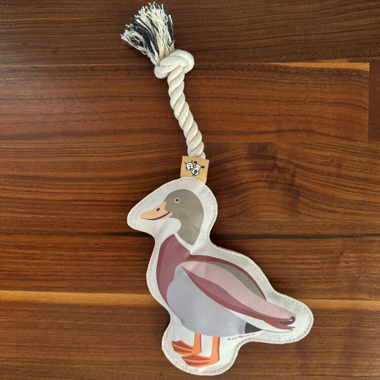 Speckle and Spot Mallard Duck Rope Toy