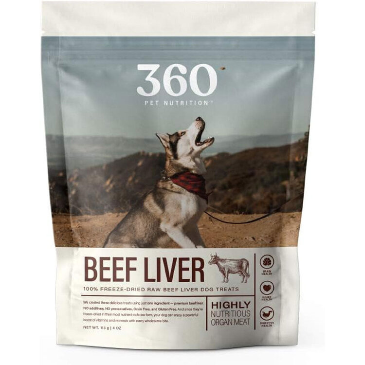 360 Pet 360 Pet FD Beef Liver 4oz