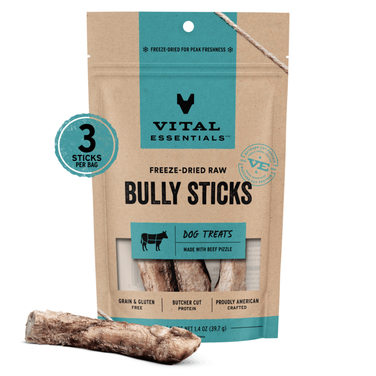 Vital Essentials Freeze Dried Bully Sticks single
