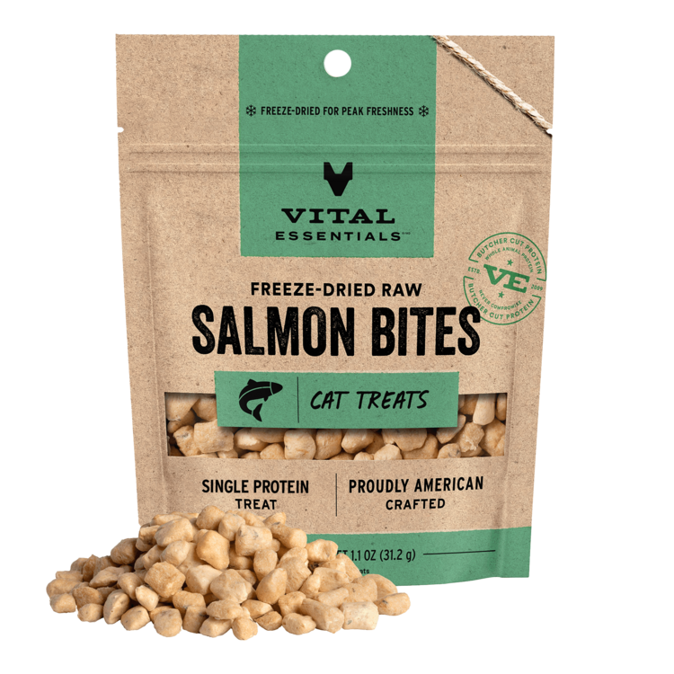 Vital Essentials Cat FD Treats Alaskan Salmon 1.1 OZ