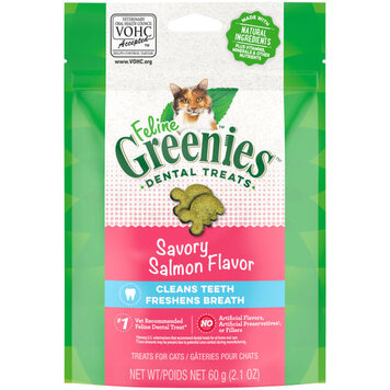 Feline Greenies Salmon Dental Treats 2.5oz