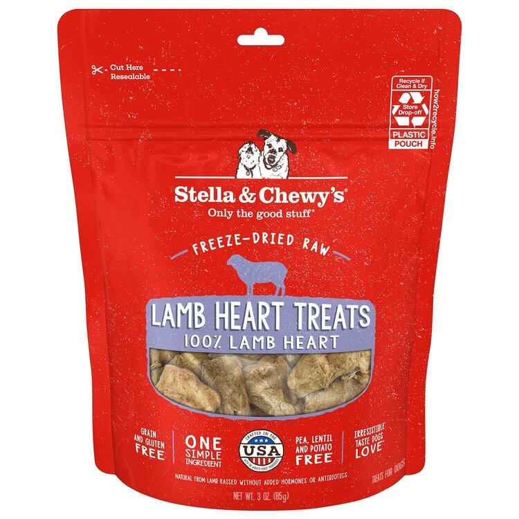 Stella and Chewy's S&C Dog FD Lamb Heart 3oz