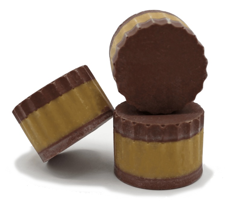 Claudia's Canine Bakery Peanut Butter Carob Cups