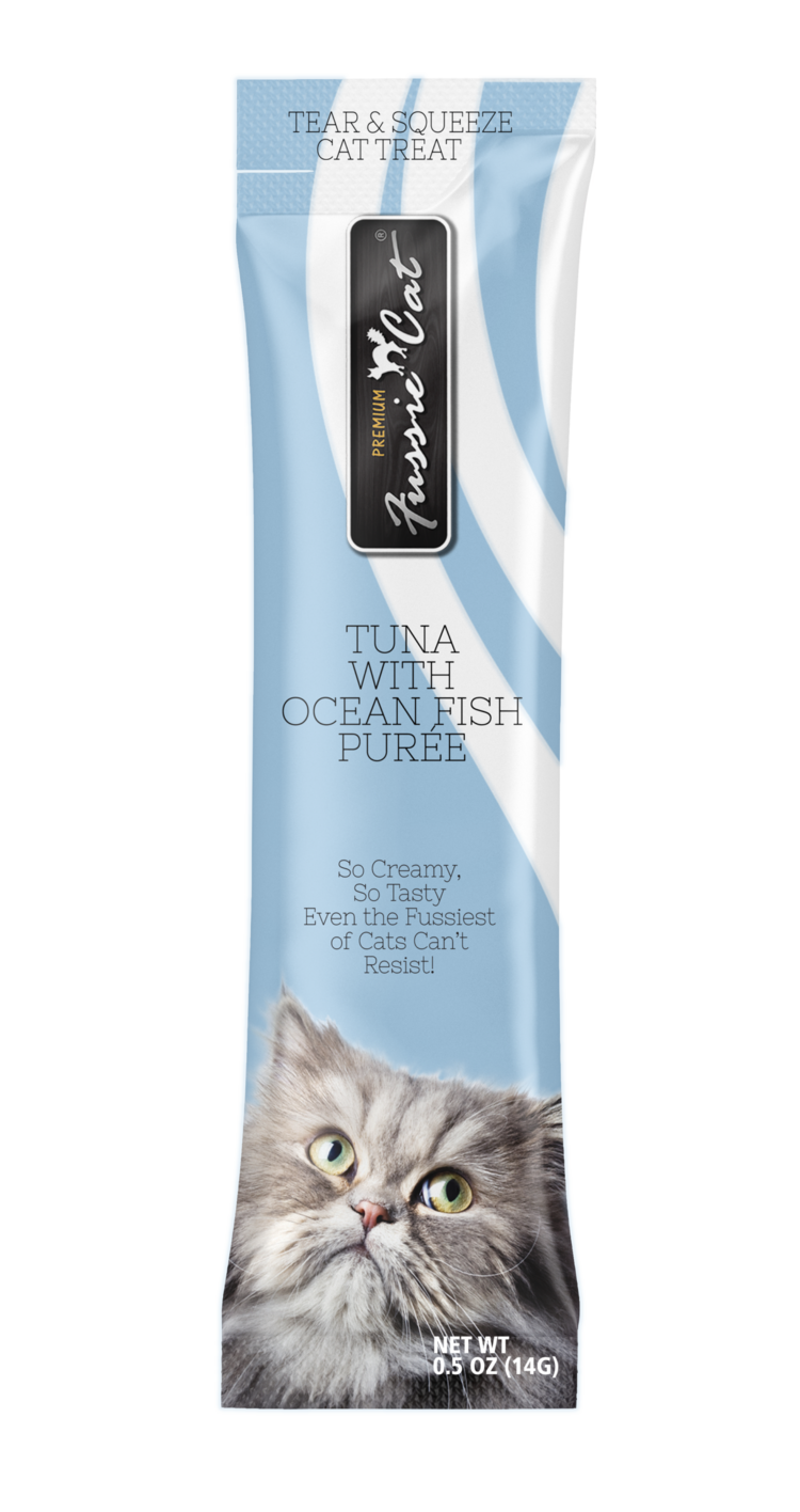 Fussie Cat Tuna Oceanfish Puree 4 ct