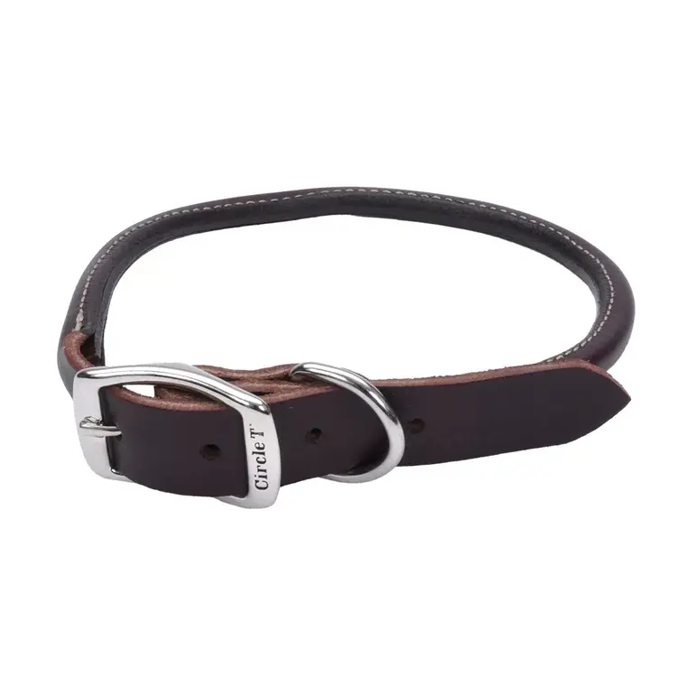 Circle T Leather Collar