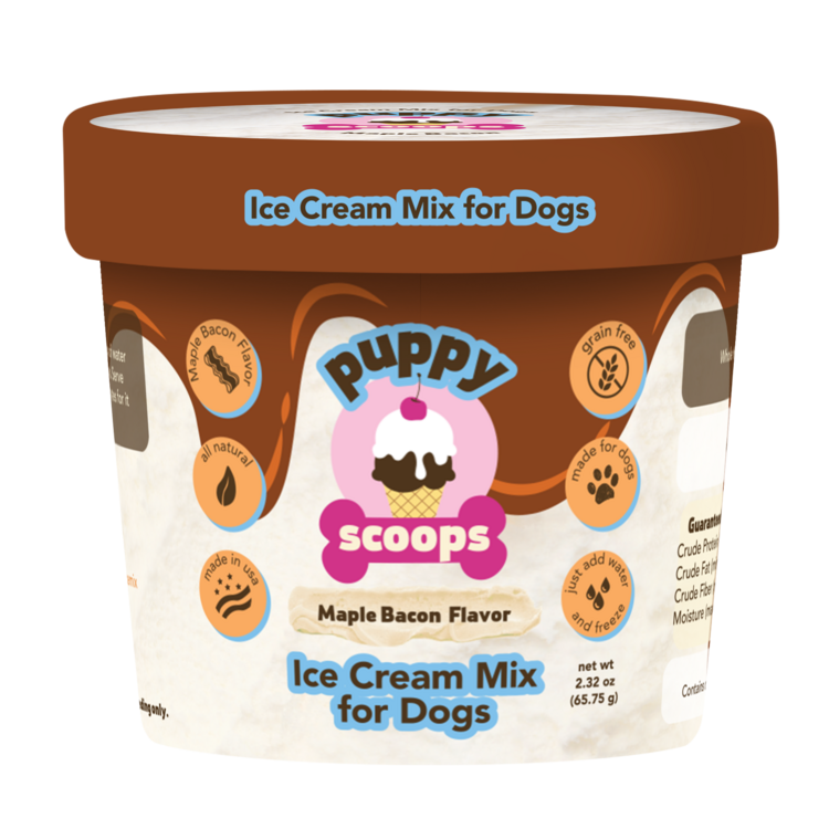 Puppy Scoops Ice Cream Mix Maple Bacon