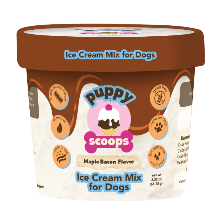 Puppy Scoops Ice Cream Mix Maple Bacon
