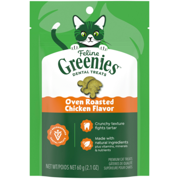 Feline Greenies Chicken Dental Treats 2.1oz