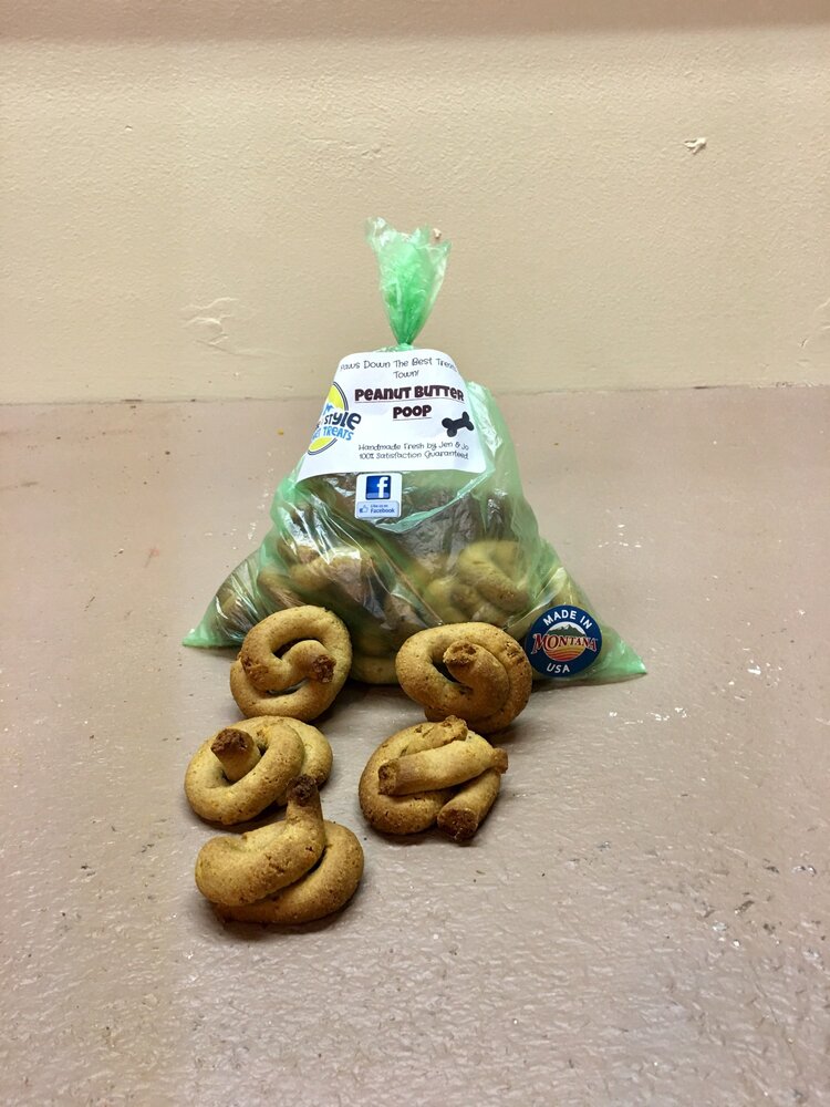 Doggie Style 6oz Peanut Butter Poops