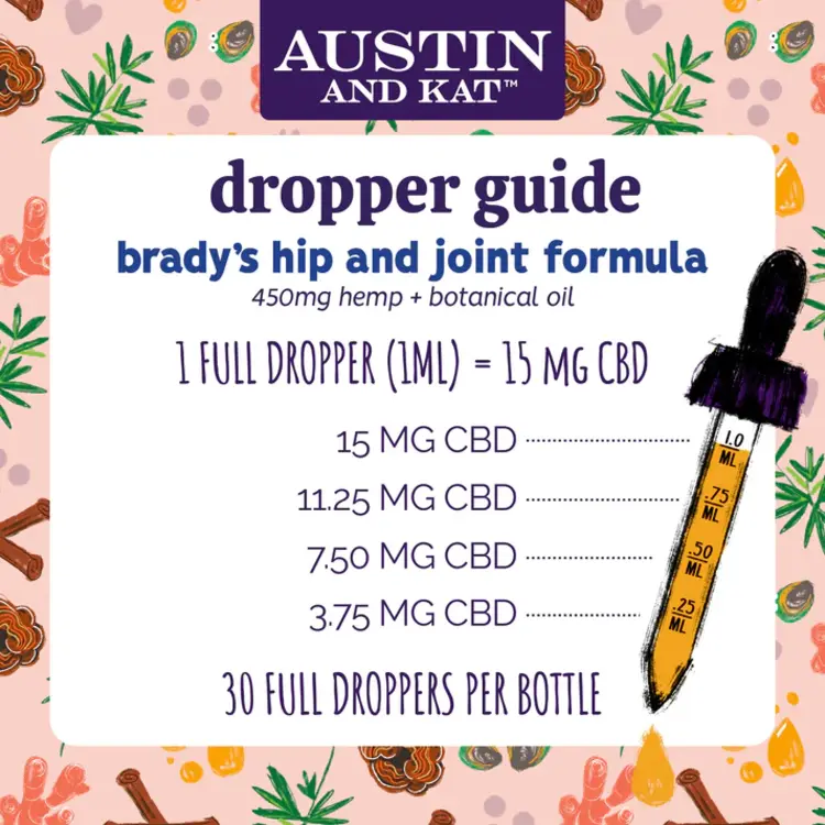 Austin & Kat Hip and Joint Oil 450mg