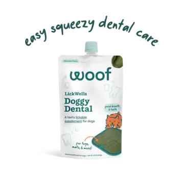 Woof LickWells Peanut Butter & Kelp