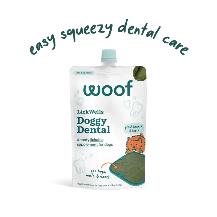 Woof LickWells Peanut Butter & Kelp