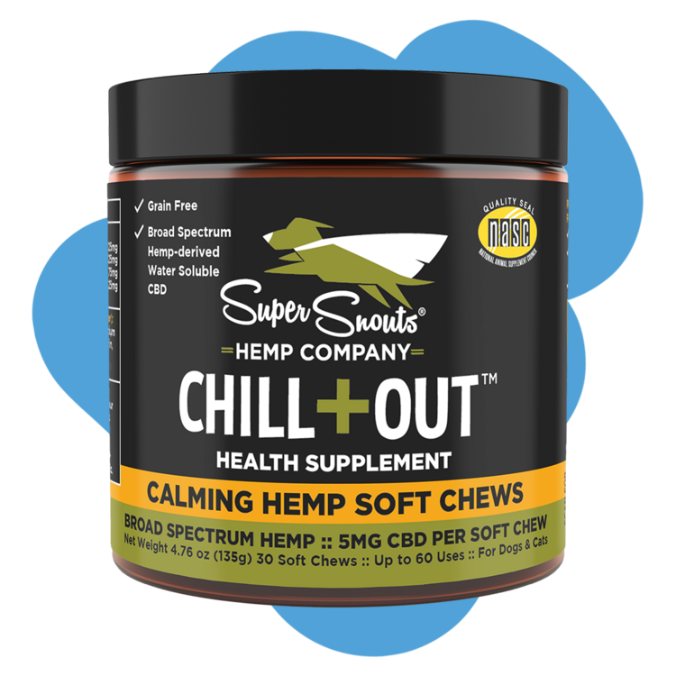 SUPER SNOUTS DOG CBD CHEW CHILL OUT 60 CT