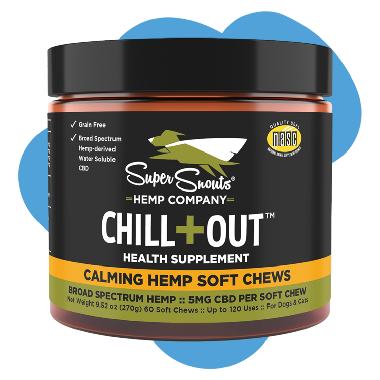 SUPER SNOUTS DOG CBD CHEW CHILL OUT 60 CT