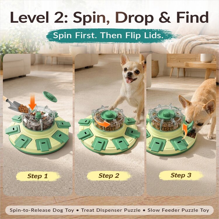 KADTC KADTC Dog Puzzle Lucky Wheel