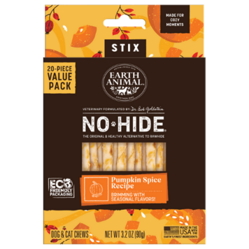 No Hide Dog Stix Pumpkin 20pk