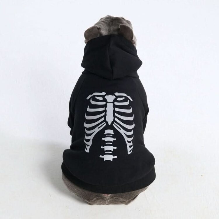 Spark Paws Spark Paws Skeleton Dog Hoodie