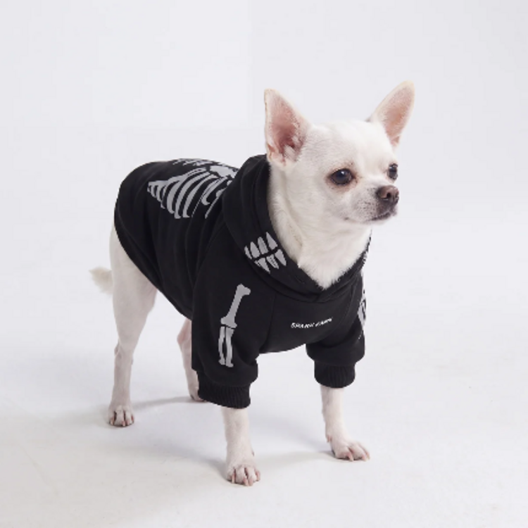 Spark Paws Spark Paws Skeleton Dog Hoodie