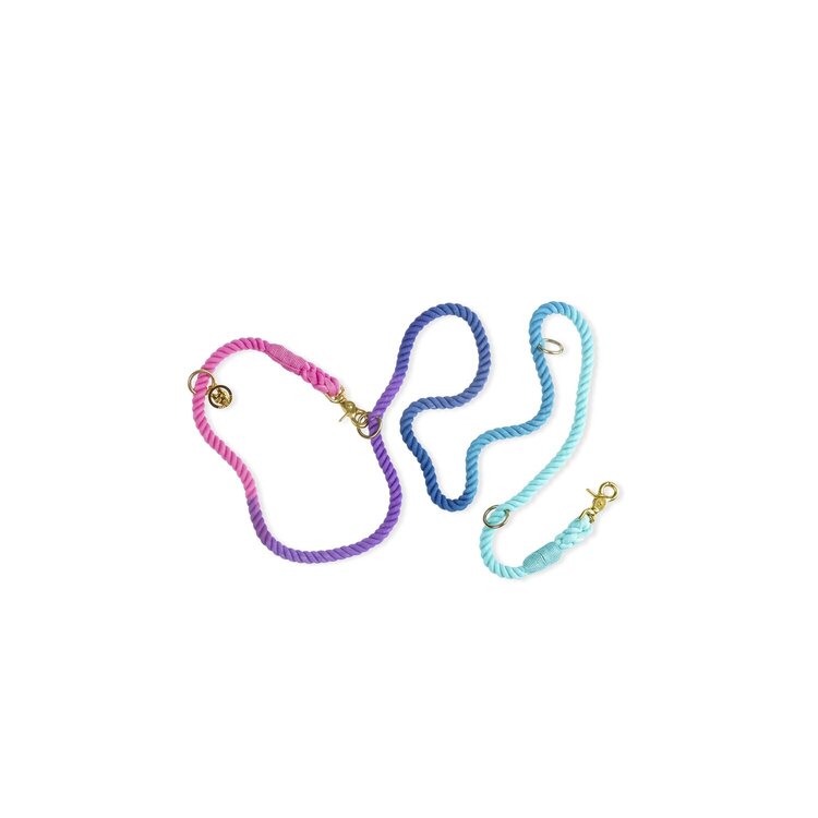 Pink Papyrus Rope Dog Leash