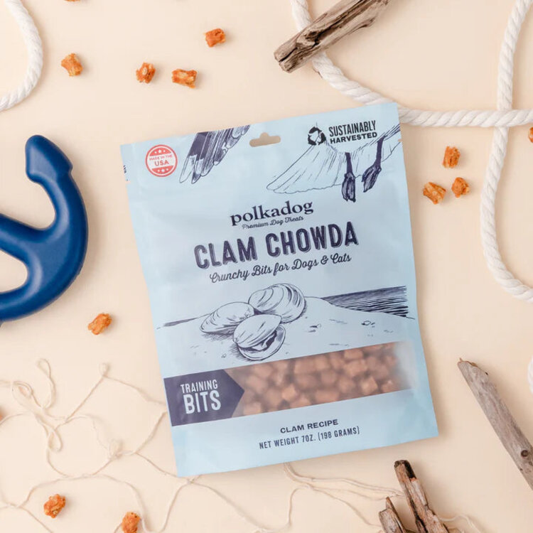 Polka D Clam Chowda  Bits 7oz
