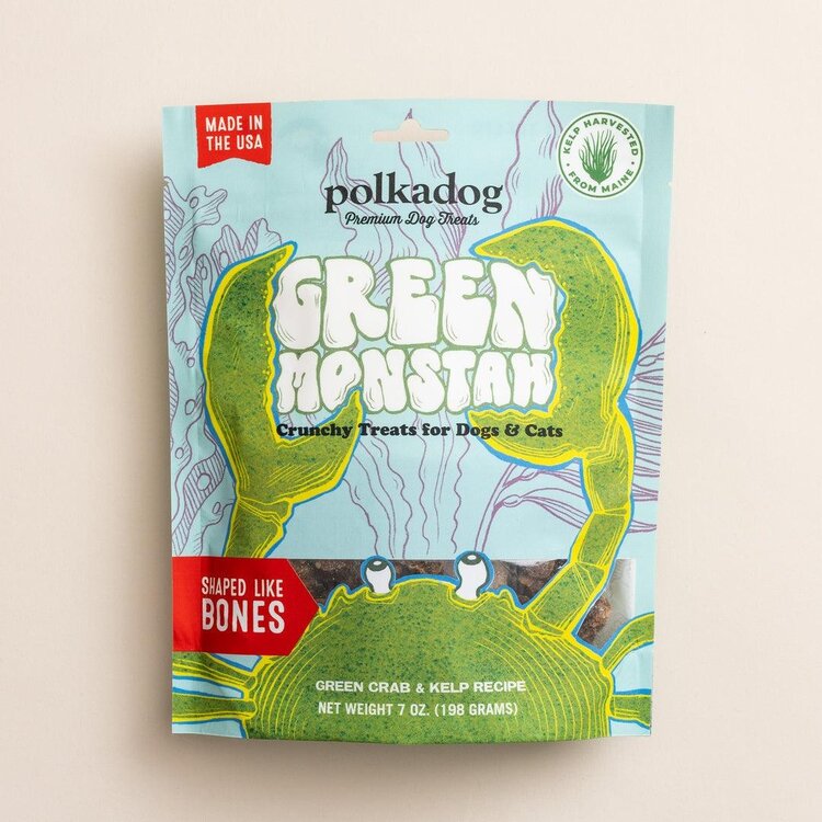 Polka D Green Monstah Bits 7oz