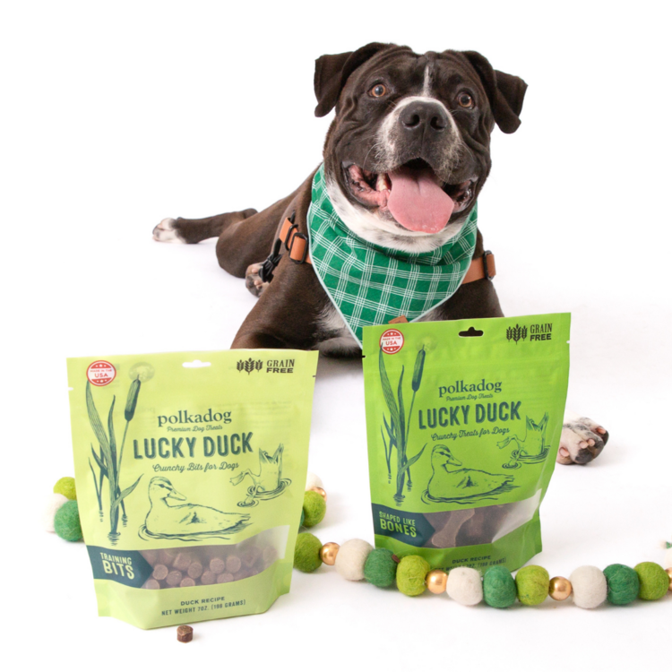Polka D Lucky Duck Bits 7oz