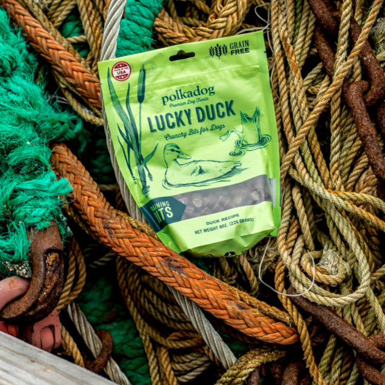 Polka D Lucky Duck Bits 7oz