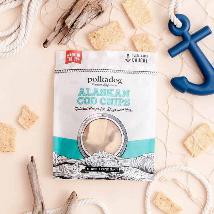 Polkadog Cod Chips 2.75oz