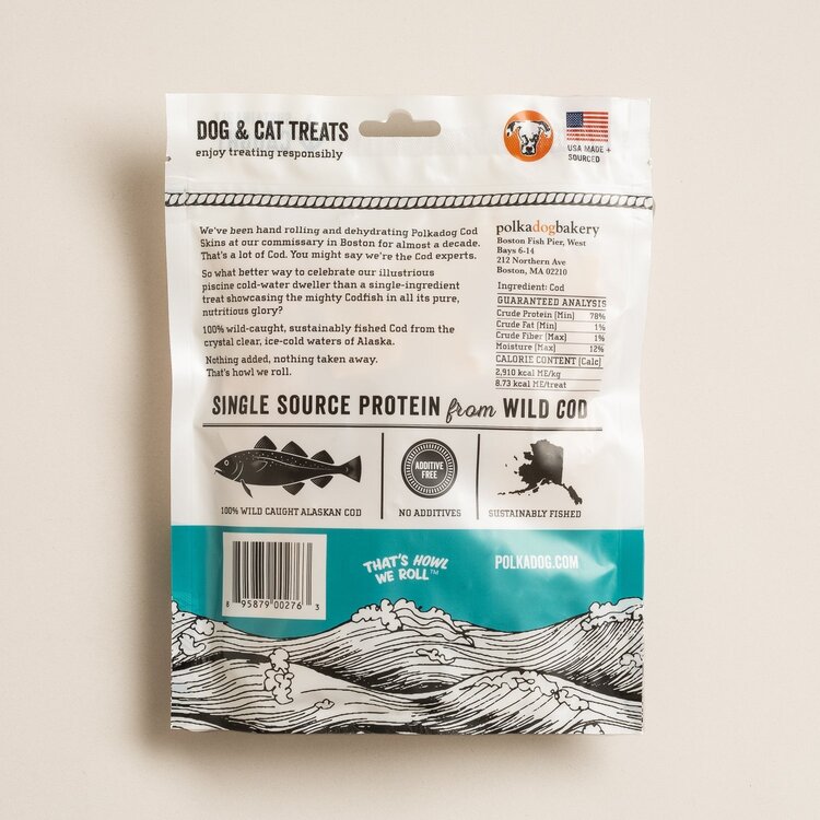 Polkadog Cod Chips 2.75oz