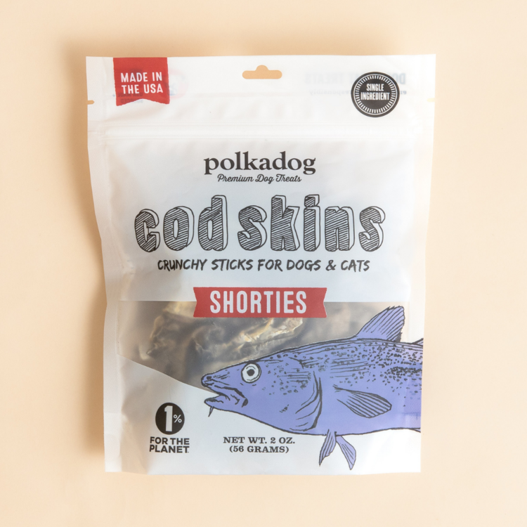 Polkadog Cod Skin Jerky 2oz