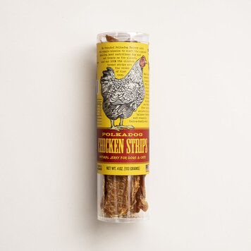 Polkadog D Chicken Strip Jerky 4oz Tube