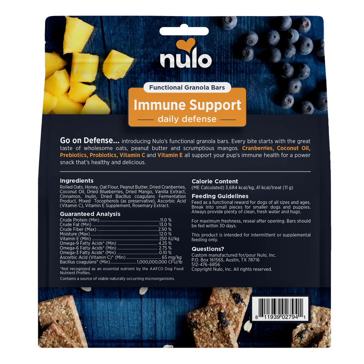 Nulo Dog Granola immunity 10oz