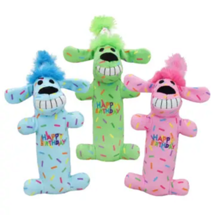 Multi Pet Birthday Loofa w/ Sprinkles 6"
