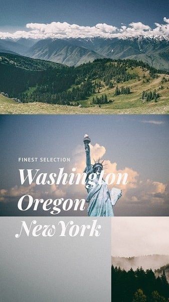 Washington, Oregon & New York
