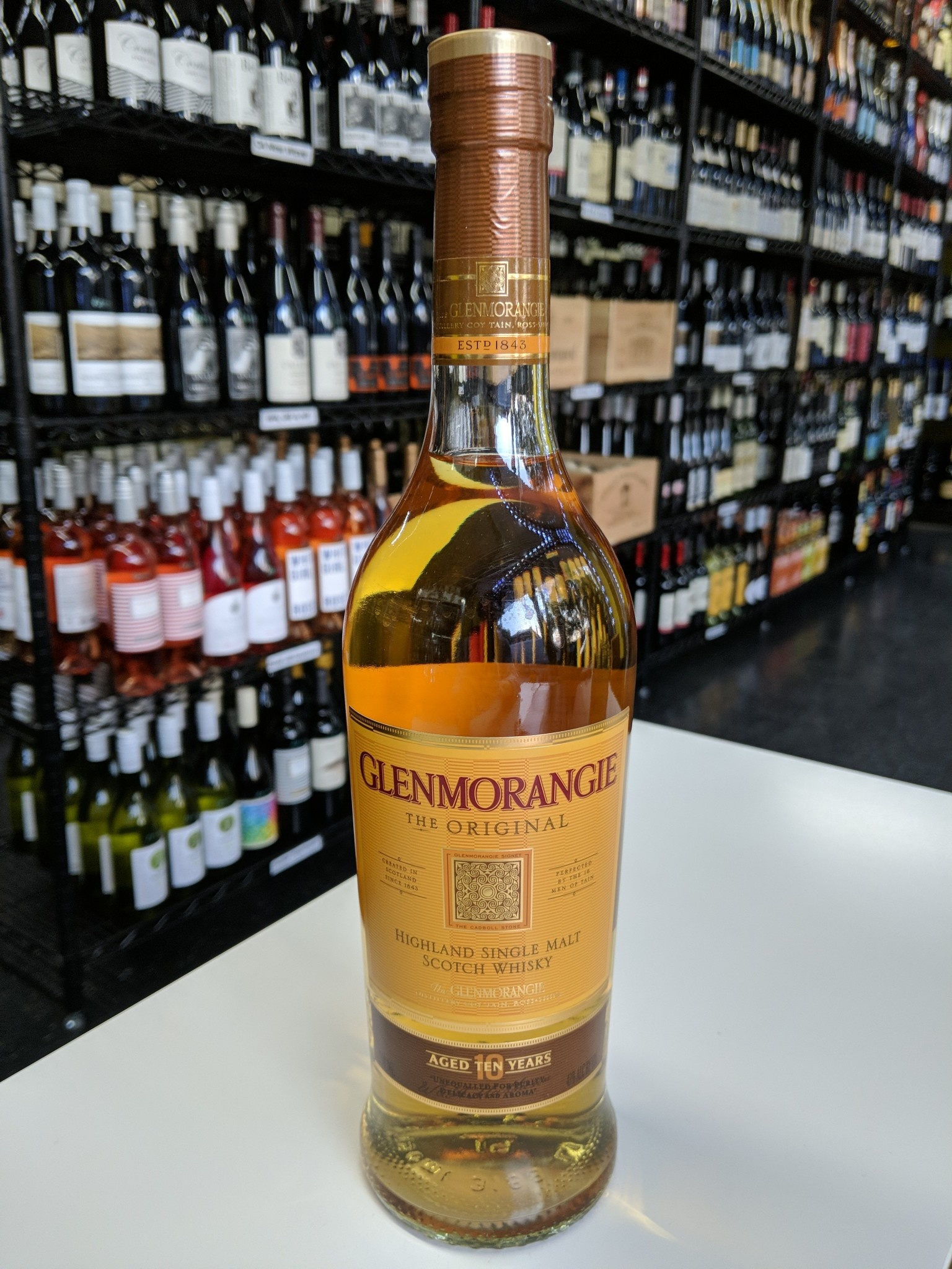 Glenmorangie 10 Year Single Malt Scotch Whisky 750ml - Emilios Beverage  Warehouse