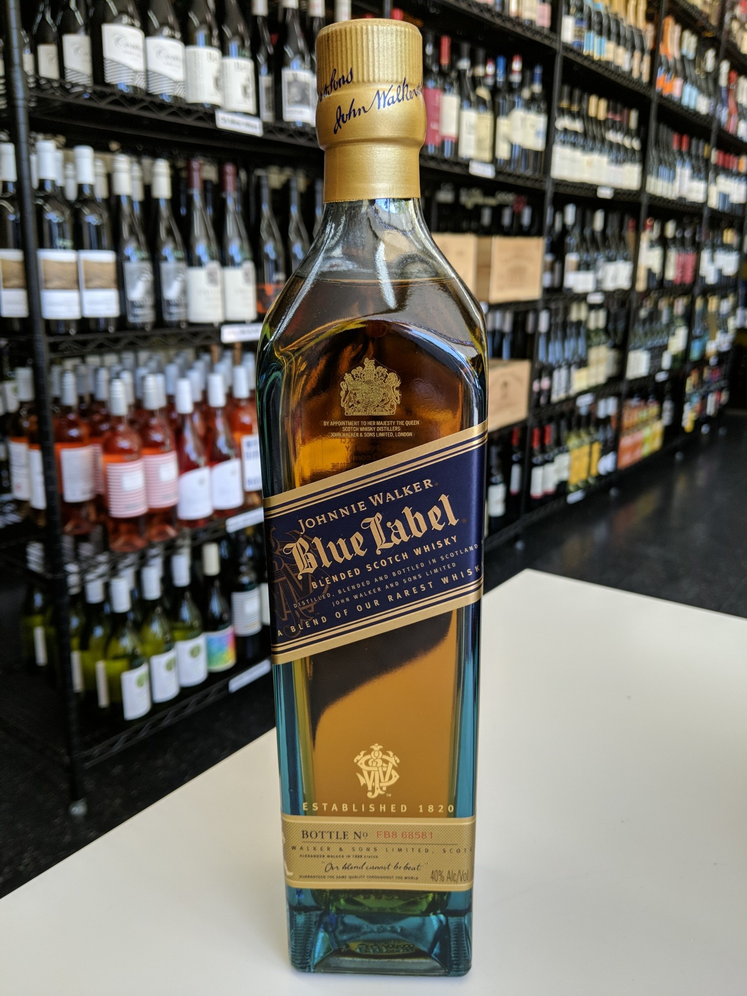 Johnnie Walker Scotch Blue Label Scotch 750ml