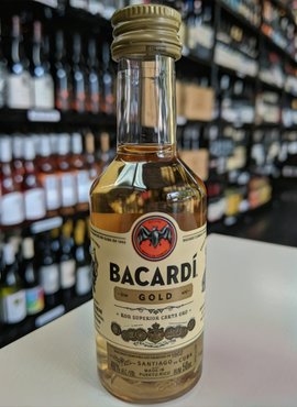 Bacardi Bacardi Gold Rum 50ml