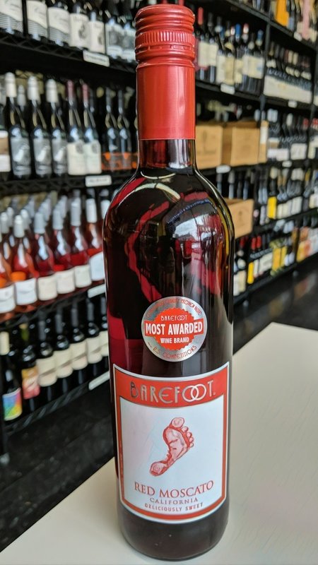 Barefoot Barefoot Red Moscato 2018 750ml
