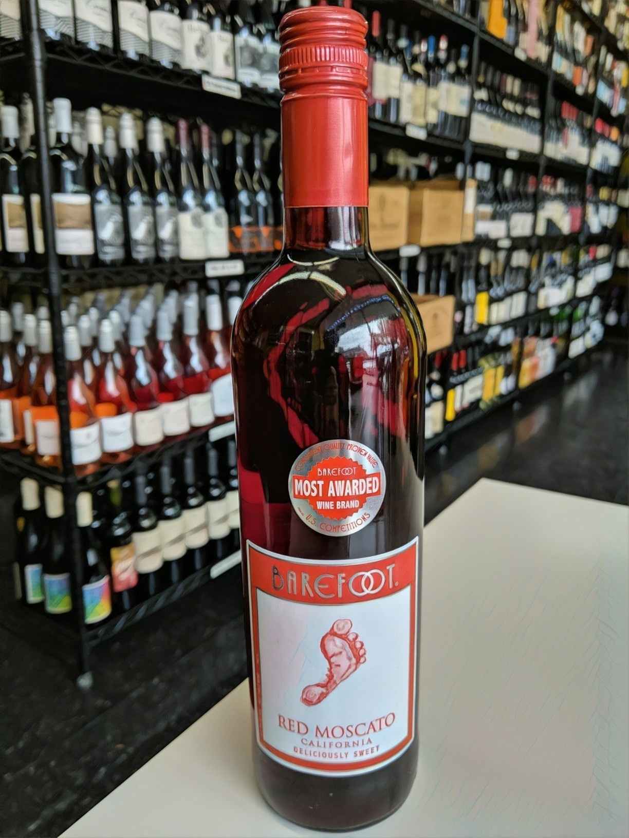 Barefoot Red Moscato 2018 750ml Divino